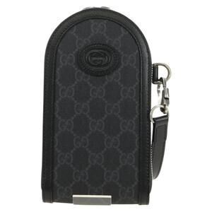 Gucci GG Supreme Shoulder Bag Black